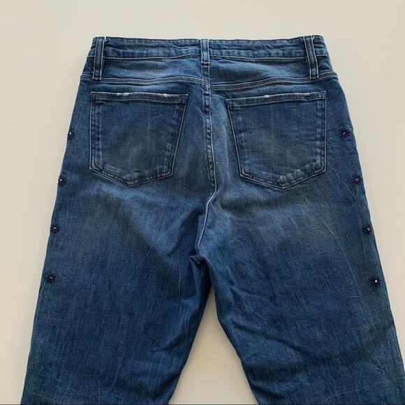 Zadig & Voltaire x Brockenbow | Starseed Mid Rise Straight Leg Jeans 26 - Picture 10 of 14